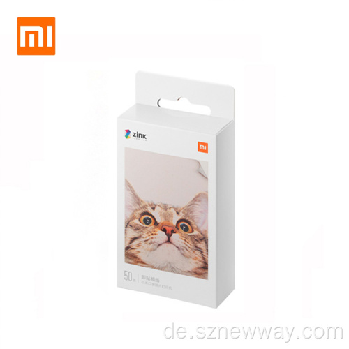 Xiaomi Fotodrucker Papier 20/50 Blätter 3 Zoll